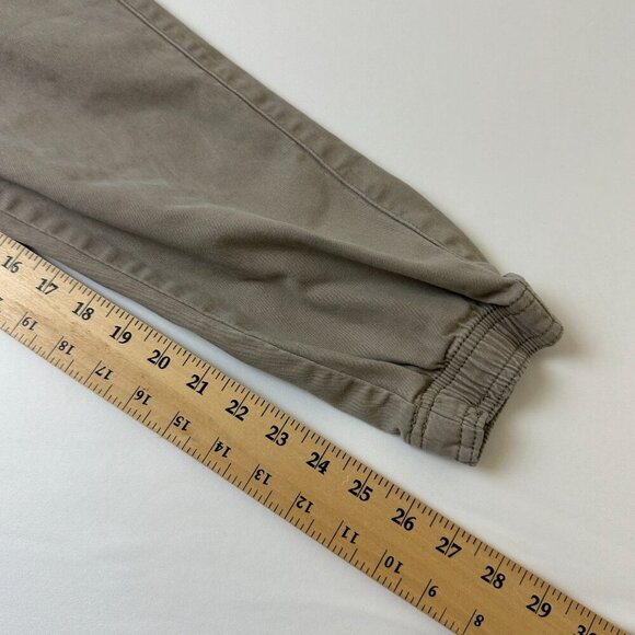 RSQ Jogger Pants Mens Small Khaki Beige Elastic Waist Casual Stretch Lightweight - Picture 7 of 9